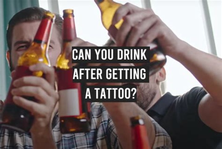 Can You Drink After Getting A Tattoo